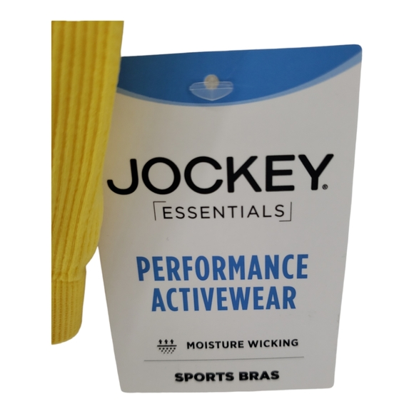 Jockey NWT Seamfree Jersey Bra Size Large in Lemon Drop Yellow Retail $34 - Picture 6 of 6
